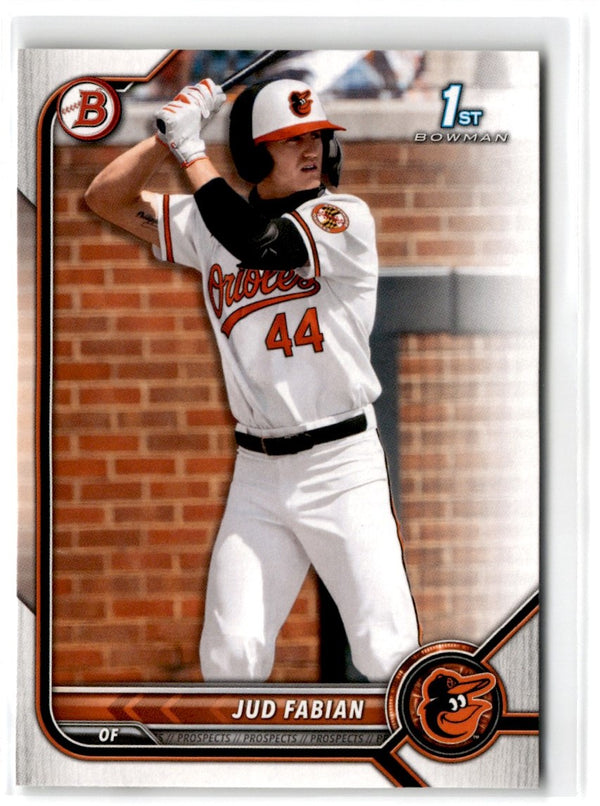 2022 Bowman Draft Baseball Jud Fabian #BD-114 Rookie