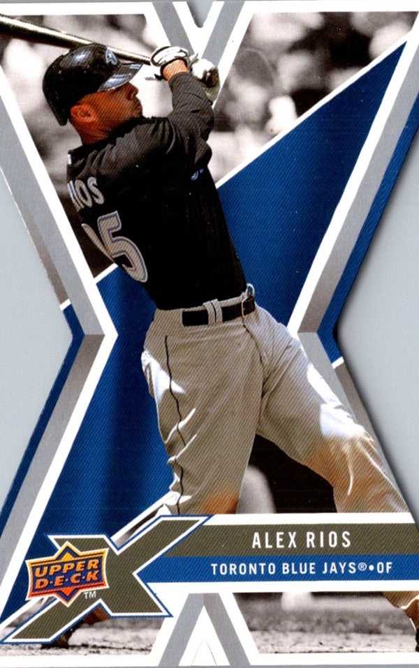 2008 Upper Deck X Die Cut Alex Rios #98