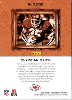 2022 Panini Contenders Gladiators Christian Okoye #GLD-CHO