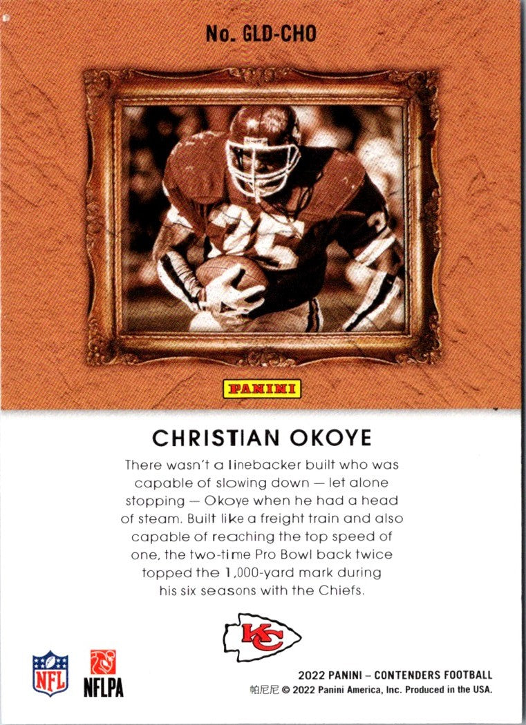 2022 Panini Contenders Gladiators Christian Okoye