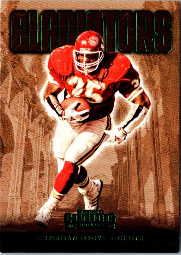 2022 Panini Contenders Gladiators Christian Okoye #GLD-CHO