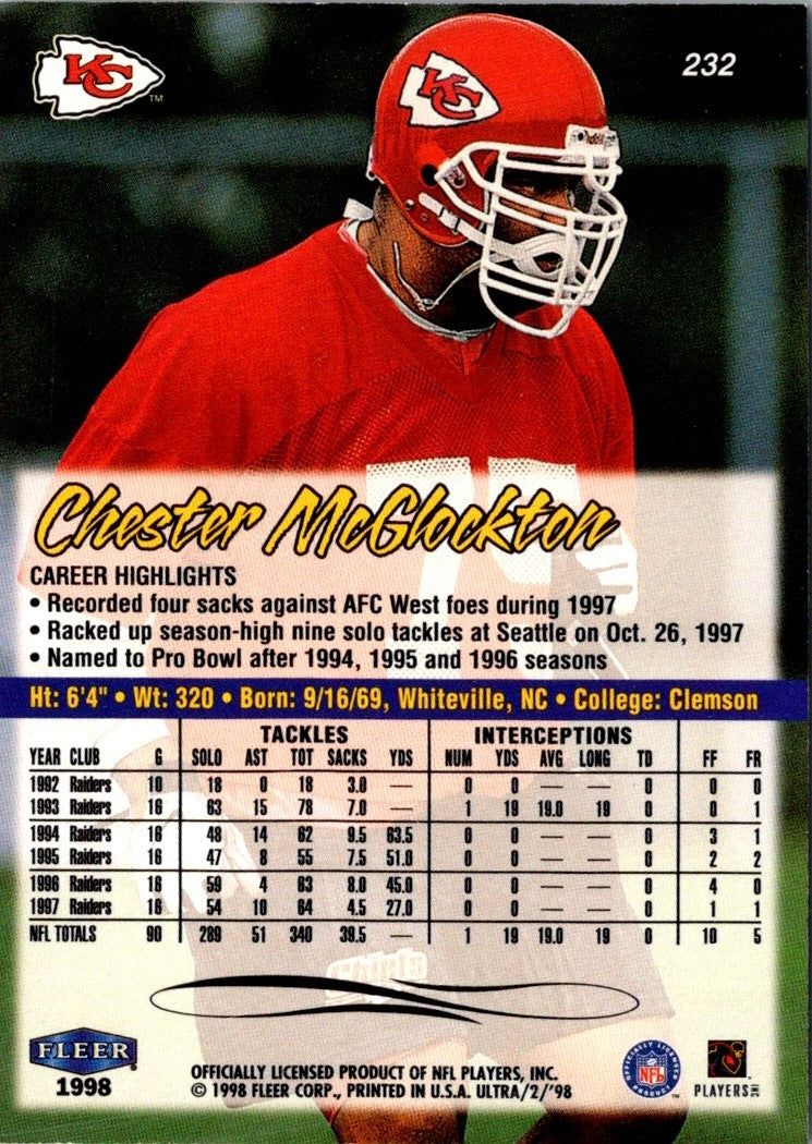 1998 Ultra Chester McGlockton