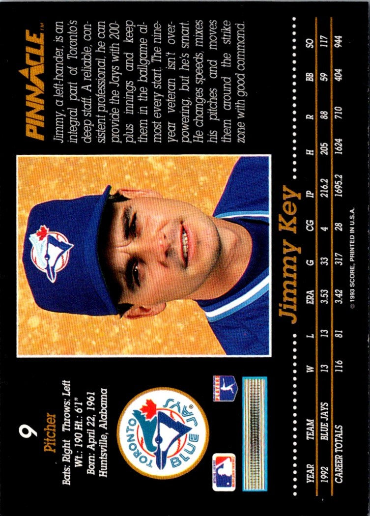 1993 Pinnacle Jimmy Key
