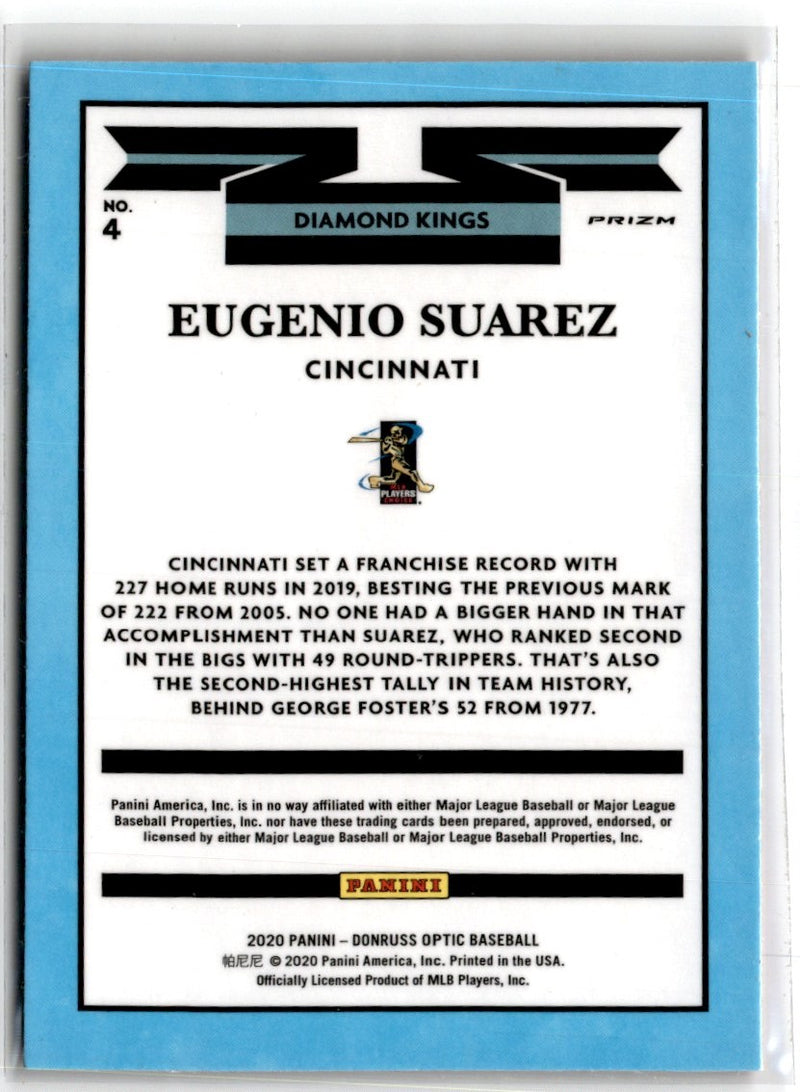 2020 Donruss Red Eugenio Suarez