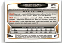 2013 Bowman Chrome Prospects Blue Wave Gregory Polanco #BCP79