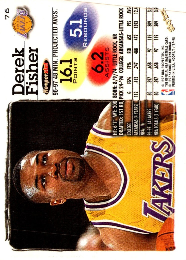 1997 Hoops Derek Fisher