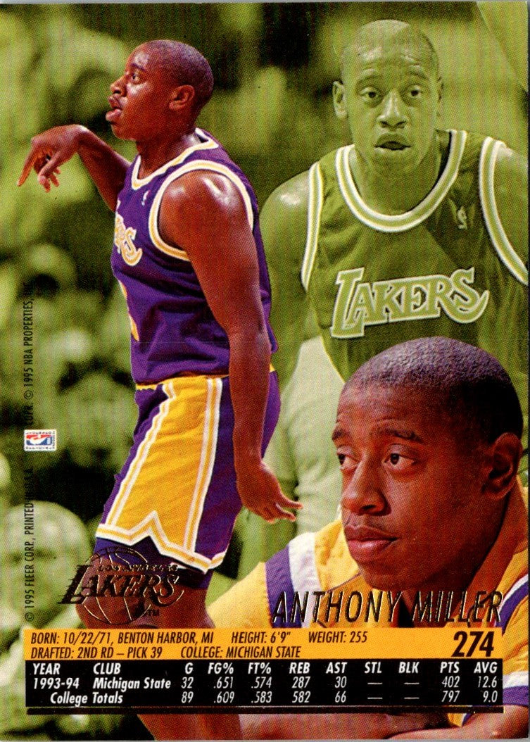 1995 Collector's Choice II Anthony Mason