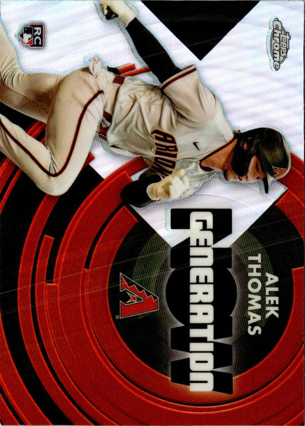 2022 Topps Chrome Update Generation Now Alek Thomas #GNC-14