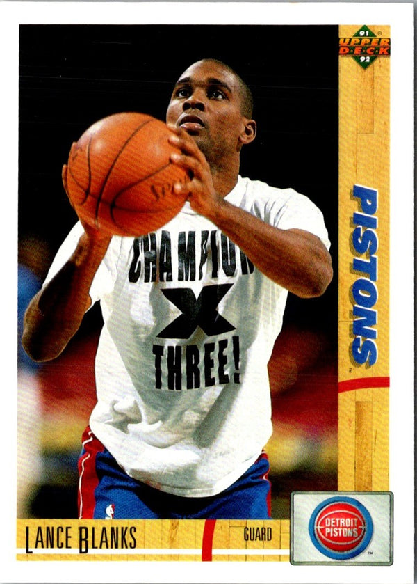 1991 Upper Deck Lance Blanks #108