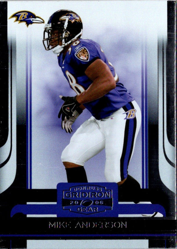 2006 Donruss Gridiron Gear Mike Anderson #8