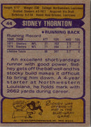 1979 Topps Sidney Thornton