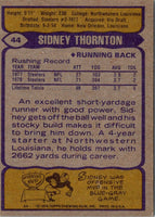 1979 Topps Sidney Thornton #44 Rookie