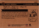 2001 Fleer Tradition Glossy Tony Boselli