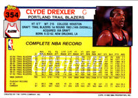 1992 Topps Clyde Drexler #354