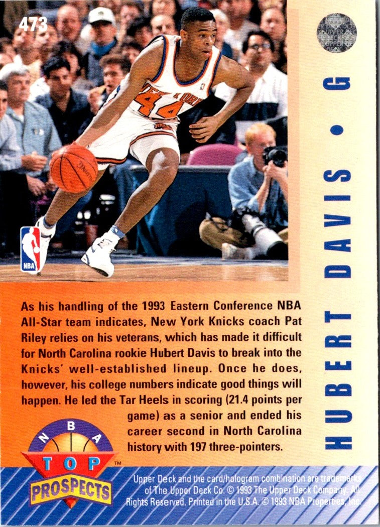 1992 Upper Deck Hubert Davis