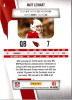 2010 Panini Prestige Matt Leinart #4