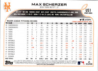 2022 Topps Update Max Scherzer #US1