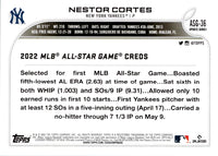 2022 Topps Update 2022 MLB All-Star Game Nestor Cortes #ASG-36