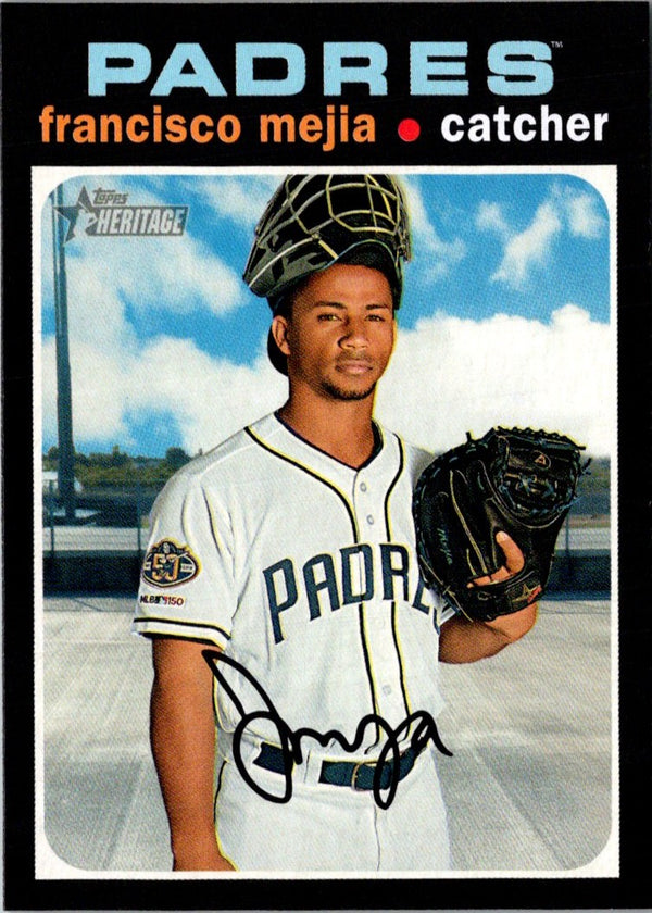 2020 Topps Heritage Francisco Mejia #191