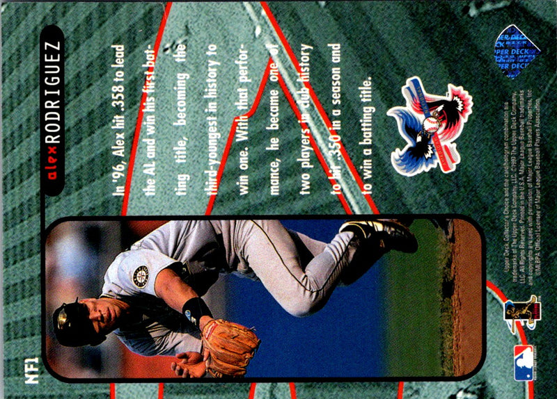 1997 Collector's Choice New Frontier Alex Rodriguez