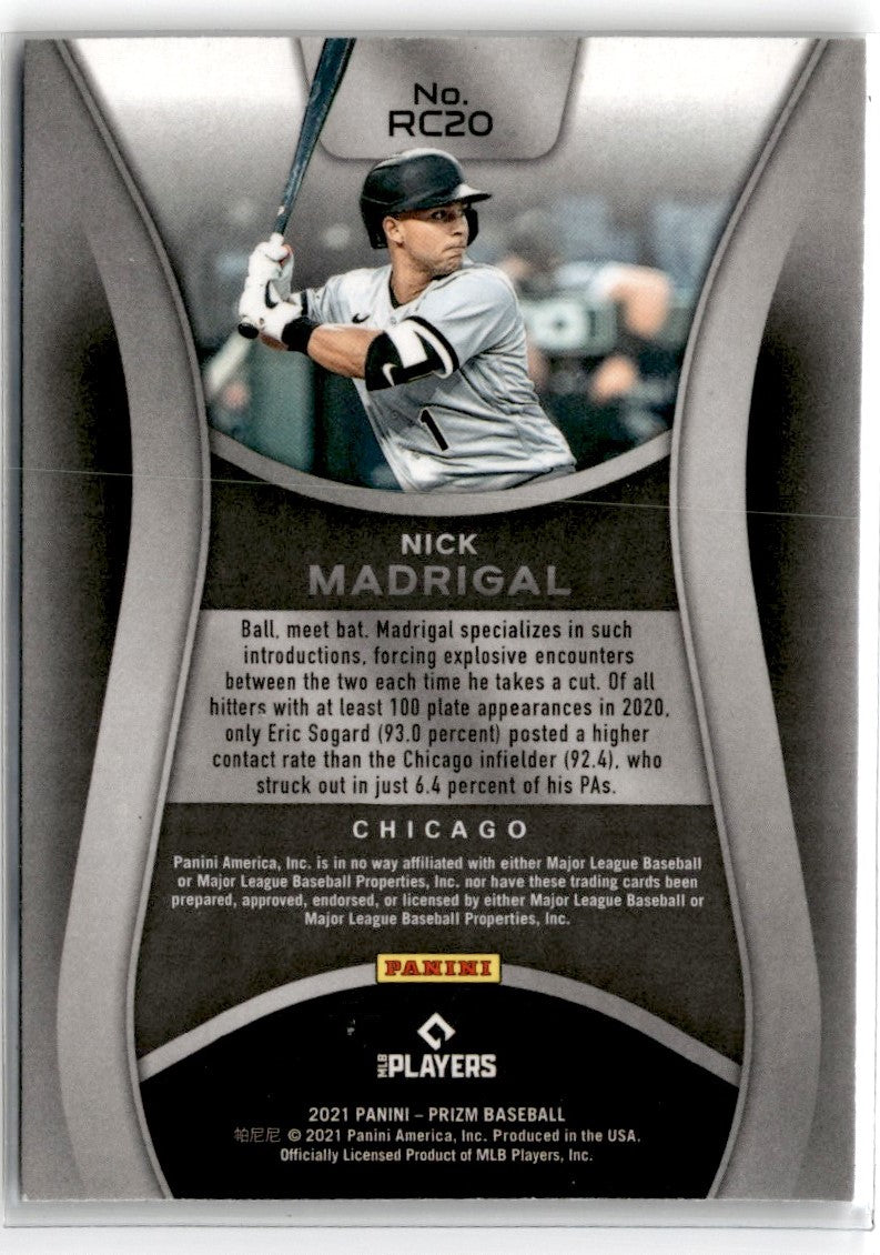 2021 Panini Prizm Rookie Class Nick Madrigal