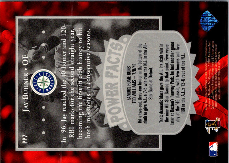 1997 Collector's Choice Premier Power Jay Buhner