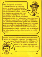 1993 First Amendment Publishing Skinnies Otis Thorpe #51