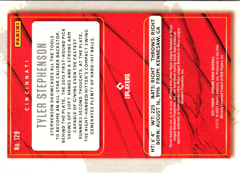 2021 Panini Diamond Kings Red Frame Tyler Stephenson