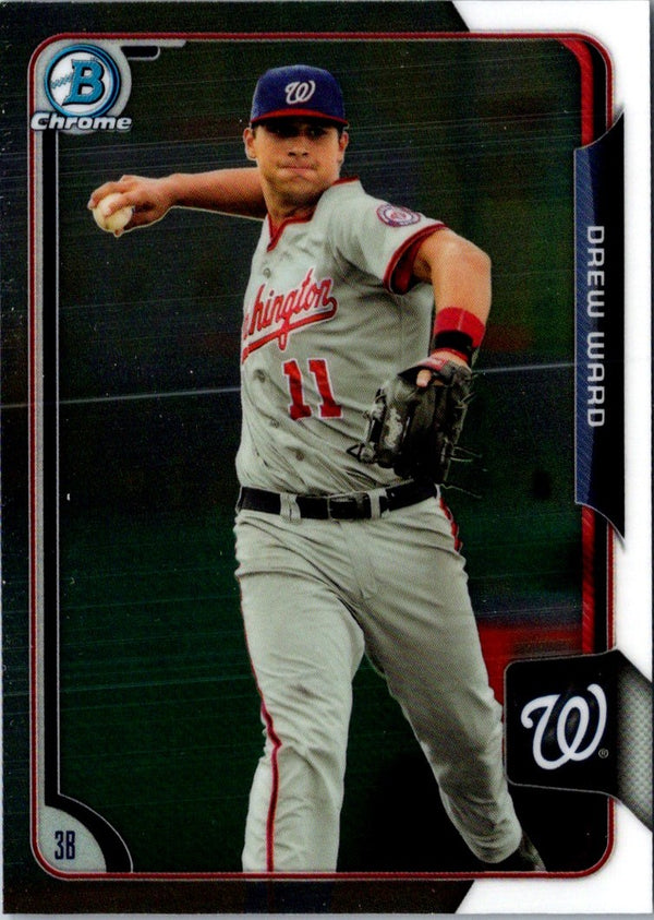 2015 Bowman Chrome Prospects Drew Ward #BCP69