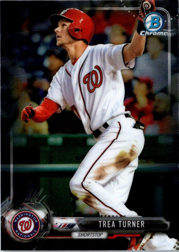 2017 Bowman Chrome Trea Turner #52