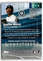2020 Stadium Club Black Justin Dunn #175