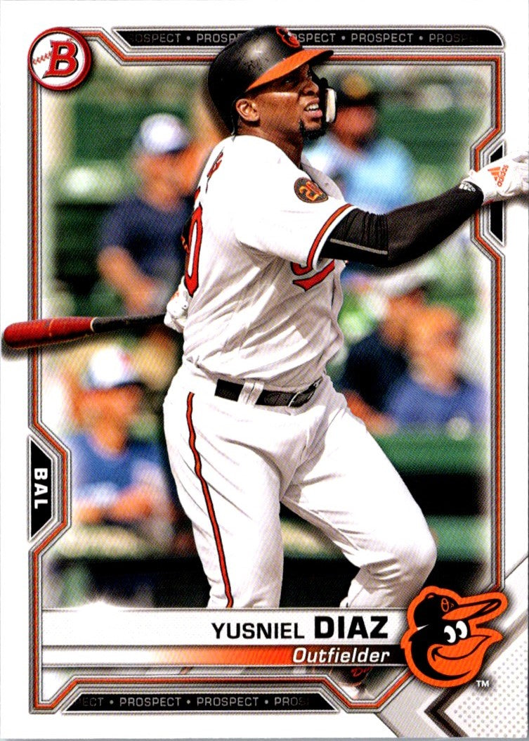 2021 Bowman Prospects Yusniel Diaz