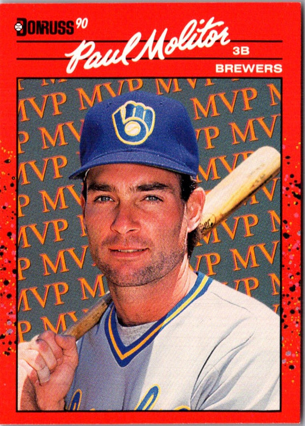 1989 Donruss Paul Molitor #BC-15