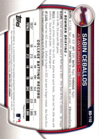 2023 Bowman Draft Sabin Ceballos #BD-110 Rookie