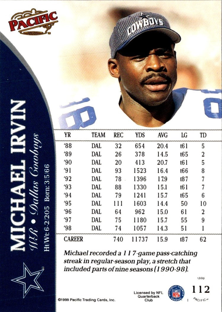 1999 Pacific Michael Irvin