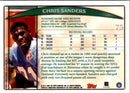 1998 Topps Season Opener Chris Sanders