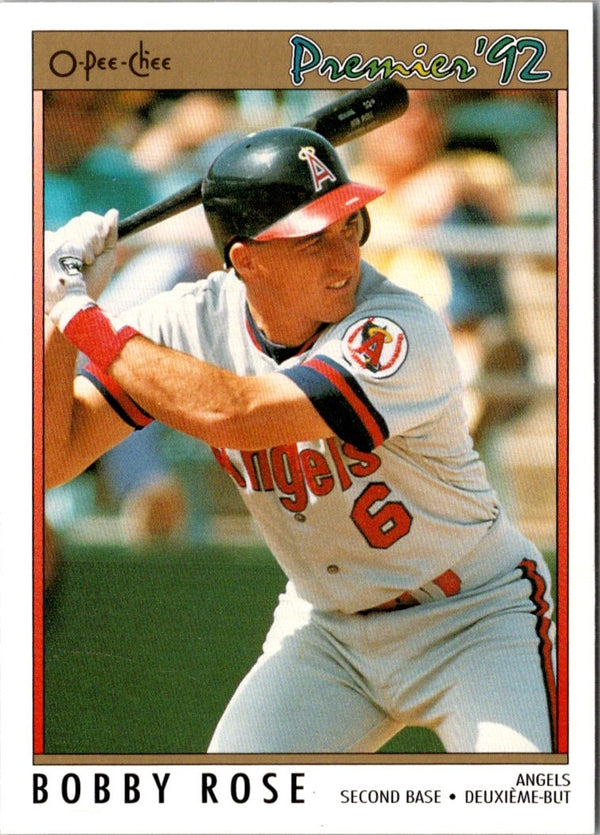 1992 O-Pee-Chee Premier Bobby Rose #169