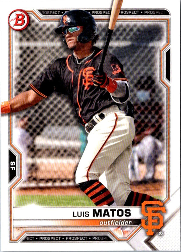 2021 Bowman Draft Luis Matos #BD-5