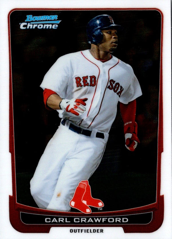 2012 Bowman Chrome Carl Crawford #33