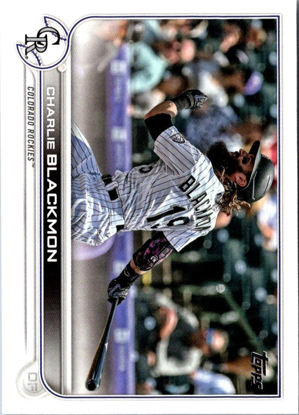 2022 Topps Charlie Blackmon #352