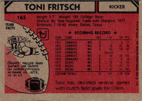 1980 Topps Toni Fritsch #165