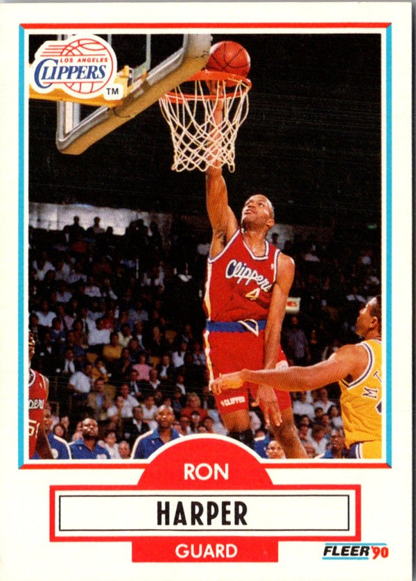 1990 Fleer Ron Harper #86