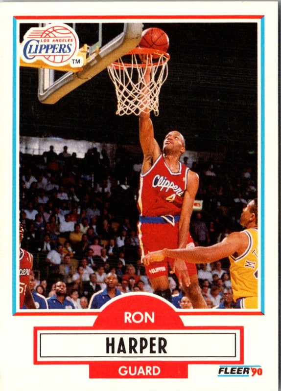 1990 Fleer Ron Harper #86