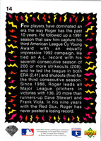 1993 Upper Deck Fun Pack Roger Clemens #14