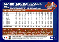 2003 Topps Home Team Advantage Mark Grudzielanek #253