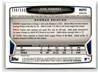 2013 Bowman Chrome Prospects Refractors Jose Ramirez #BCP37 /500 Refractor