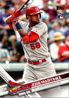 2017 Topps Jose Martinez #448 Rookie