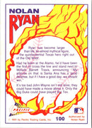 1991 Pacific Nolan Ryan Texas Express I A Lone Star Legend