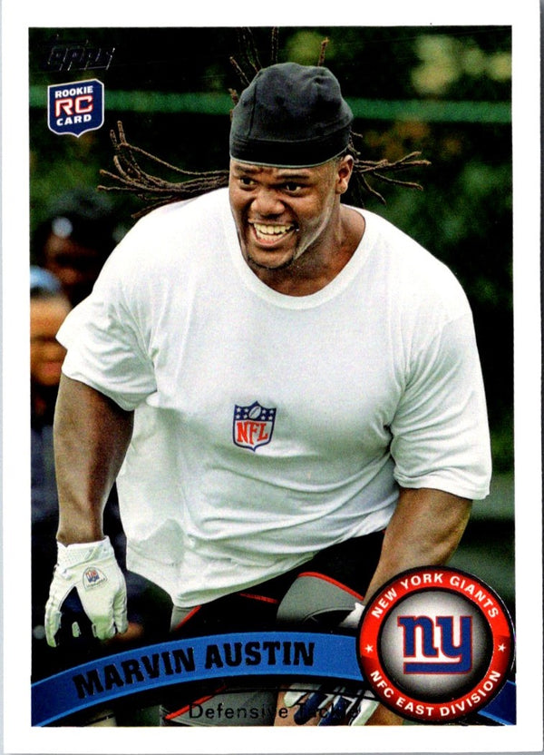 2011 Topps Marvin Austin #107 Rookie