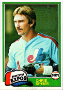 1981 Topps Chris Speier